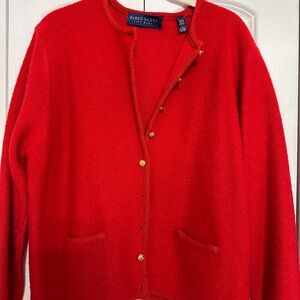 Karen Scott Women’s Red Sweater